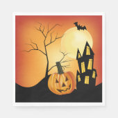 Jack O' Lantern Halloween Serviette (Vorderseite)