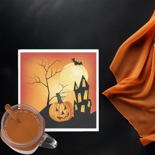 Jack O' Lantern Halloween Serviette