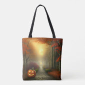Jack-O' Lantern Halloween Tasche (Rückseite)
