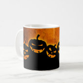 Jack-O-Lantern Halloween-Tasse Kaffeetasse (Vorderseite Links)