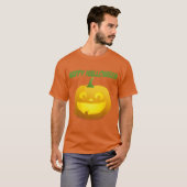 Jack-o'-Lantern Happy Halloween T-Shirt (Vorne ganz)
