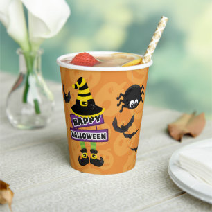 Jack o' Lantern Hexenhupen Pappbecher