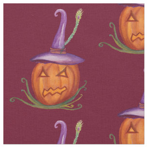 Jack-O-Lantern-Hexenwerkstoff Stoff