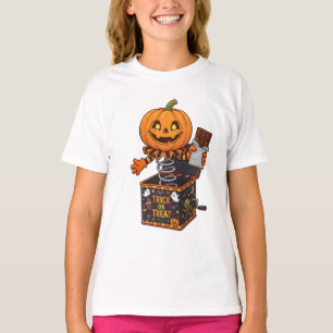 Jack o Lantern in der Schachtel Halloween T-Shirt