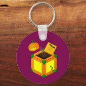 Jack-o-Lantern-in-the-Box - Schlüsselanhänger (Vorderseite)