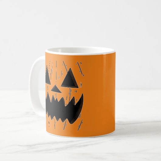 Jack O' Lantern Kaffeetasse (Vorderseite Links)