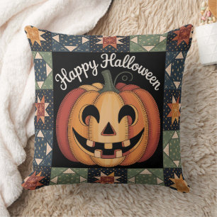 Jack-O'-Lantern-Kissenbedeckung Kissen