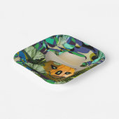 Jack-o-lantern Kürbiskuchen, Halloween-Gesicht Pappteller (Gewinkelt)