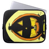 Jack o' Lantern Laptopschutzhülle (Vorderseite)