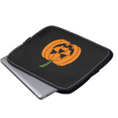 Jack O' Lantern Laptopschutzhülle (Vorne Knopf)