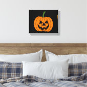 Jack O' Lantern Leinwanddruck (Insitu (Schlafzimmer))