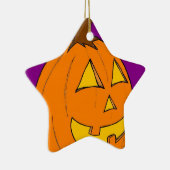 Jack o' Lantern Lila Ornamente (Rechts)