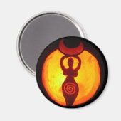 Jack-o-Lantern-Magnet Magnet (Vorderseite/Rückseite)