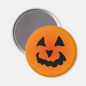 Jack-o-Lantern-Magnet Magnet (Vorderseite/Rückseite)