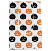 Jack-O-Lantern Mittlere Geschenktüte (Rückseite)