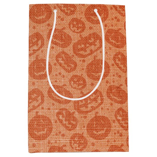 Jack-O-Lantern Mittlere Geschenktüte (Vorderseite)