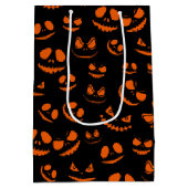 Jack-O-Lantern Mittlere Geschenktüte (Rückseite)