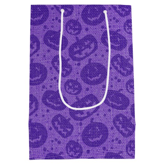 Jack-O-Lantern Mittlere Geschenktüte (Rückseite)