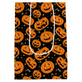 Jack-O-Lantern Mittlere Geschenktüte (Rückseite)