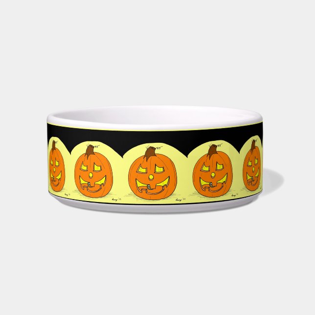 Jack O' Lantern Mittlere Schale Napf (Vorderseite)