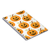 Jack-o-Lantern-Muster Notizblock (Rechte Seite)