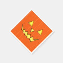 Jack-O-Lantern Napkins zum Halloween-Party Serviette