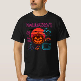 Jack-O’ Lantern Neon Halloween Bekleidung Unisex T-Shirt