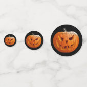 Jack-O-Lantern oder Pumpkin Confetti HAMbyWG Konfetti (Rückseiten)