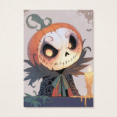 Jack-O-Lantern-Ohrring-Anzeigetafel (Rückseite)