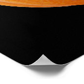 Jack o' Lantern Panikgesicht, Halloween Pumpkin Poster (Ecke)