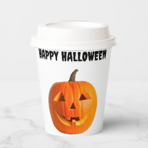 Jack-O-Lantern-Papierkupplungen Pappbecher
