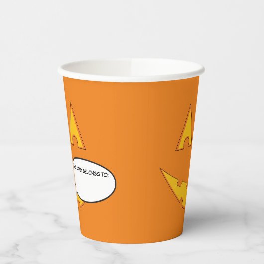Jack-O-Lantern Pappbecher (Links)