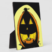 Jack o' Lantern Plaque Fotoplatte (Seite)