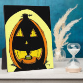 Jack o' Lantern Plaque Fotoplatte (Seite)