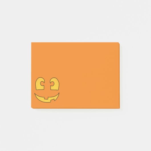 Jack 'o Lantern Post-it Klebezettel (Vorderseite)