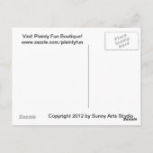 Jack o' Lantern Postkarte (Rückseite)