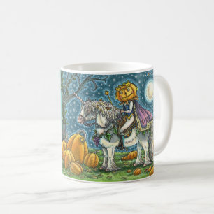 JACK O LANTERN PRINZ AUF SEINEM MAGISCHEN EINHORN- KAFFEETASSE