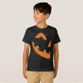 Jack-O-Lantern Pumpkin Gefechtsfeld Halloween Matc T-Shirt (Vorne ganz)