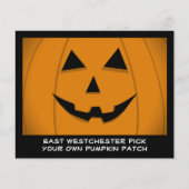Jack-O-Lantern Pumpkin Graphic Customizable Flyer (Vorne)