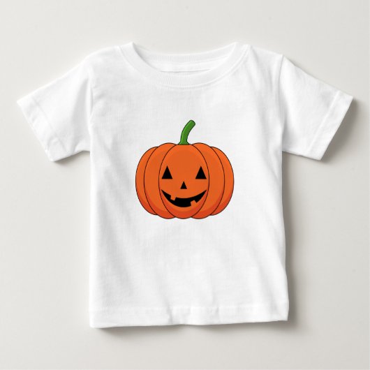 Jack-O'-Lantern Pumpkin Halloween Baby T-shirt (Vorderseite)