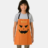 Jack O' Lantern Pumpkin Halloween Kids Schürze (Insitu)