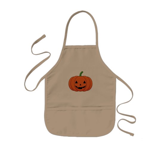 Jack-O'-Lantern Pumpkin Halloween Kinderschürze (Vorne)