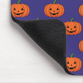 Jack-O'-Lantern Pumpkin Halloween-Muster Mousepad (Ecke)
