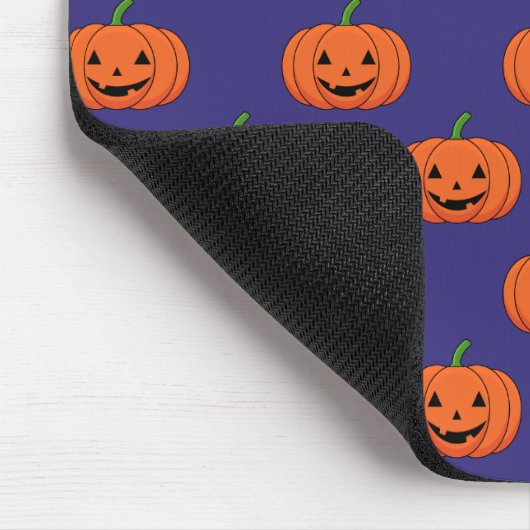 Jack-O'-Lantern Pumpkin Halloween-Muster Mousepad (Ecke)