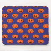 Jack-O'-Lantern Pumpkin Halloween-Muster Mousepad (Vorne)