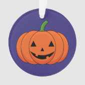 Jack-O'-Lantern Pumpkin Halloween Ornament (Vorderseite)