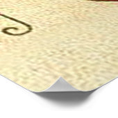 Jack O' Lantern Pumpkin Hay Field Poster (Ecke)