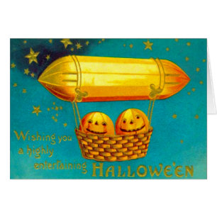 Jack O' Lantern Pumpkin Heißluftballon