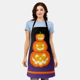 Jack-o-lantern Pumpkin-Trio Schürze