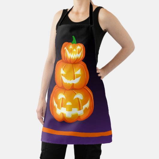 Jack-o-lantern Pumpkin-Trio Schürze (InSitu)